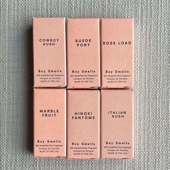 Boy Smells unisex Fragrance sampler Set of 6 - Picture 1 of 8